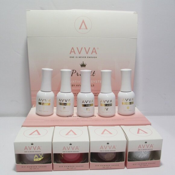 Avva Dip Powder Pro Kit for Nails Innovative Dip System Includes 4 Dip Powders - Picture 2 of 7